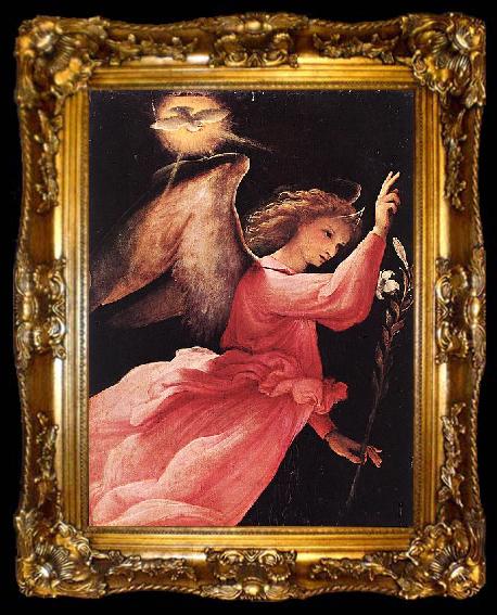 framed  Lorenzo Lotto Angel Annunciating, ta009-2